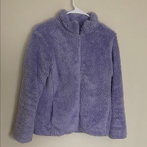 Uniqlo Lavender Fleece Jacket Kids 13 Y
